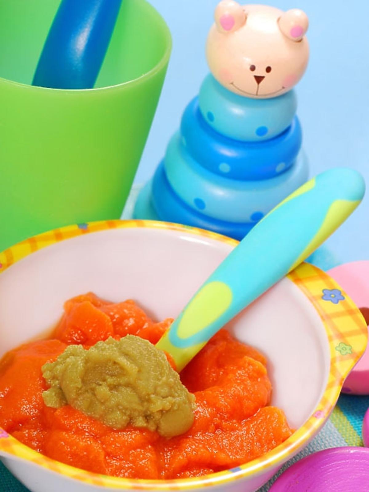 papka marchewkowa, papka marchewkowo-jabłkowa, przepisy dla niemowląt, przepisy dla dzieci