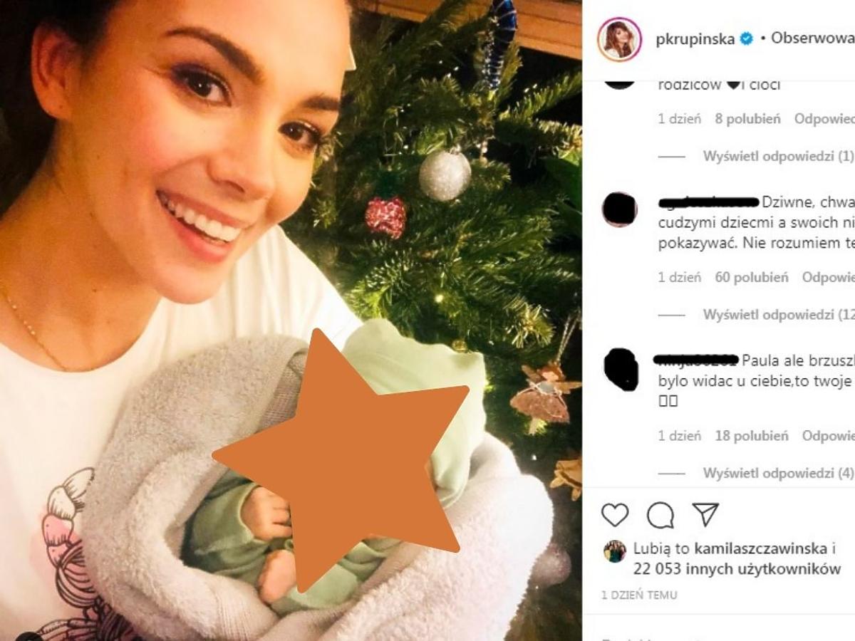 Paulina Krupińska pokazała zdjęcie z niemowlakiem i wywołała burzę w komentarzach