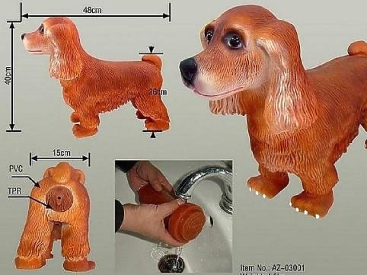  Zabawka - pies robiący kupę