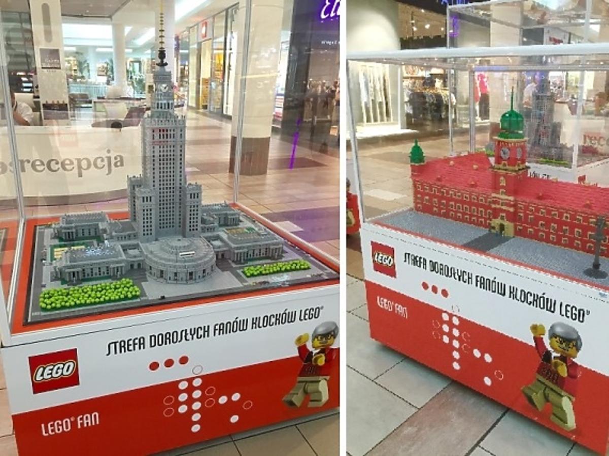 PKiN oraz Zamek Królewski na makietach w Lego Store
