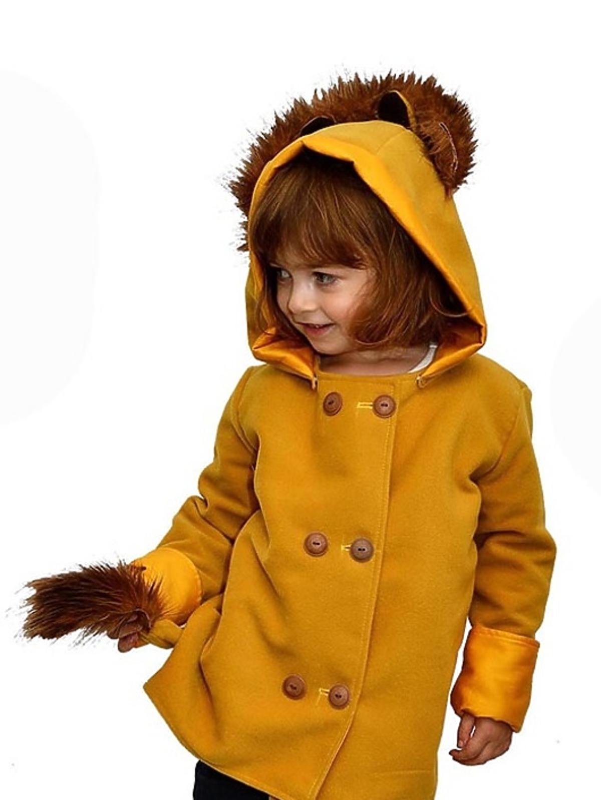 płaszczyk z lwem, ubranka dla dzieci, jesień i zima 2016-2017