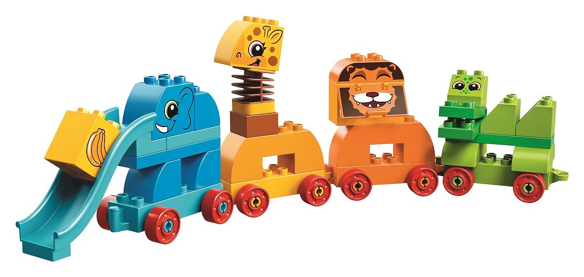 pociąg Lego Duplo zwierzaki