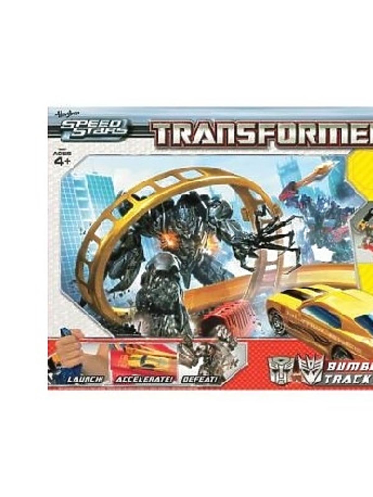 Prezent dla czterolatka, który kocha auta -  Elektroniczny tor wyścigowy BumbleBee, Hasbro Transformers