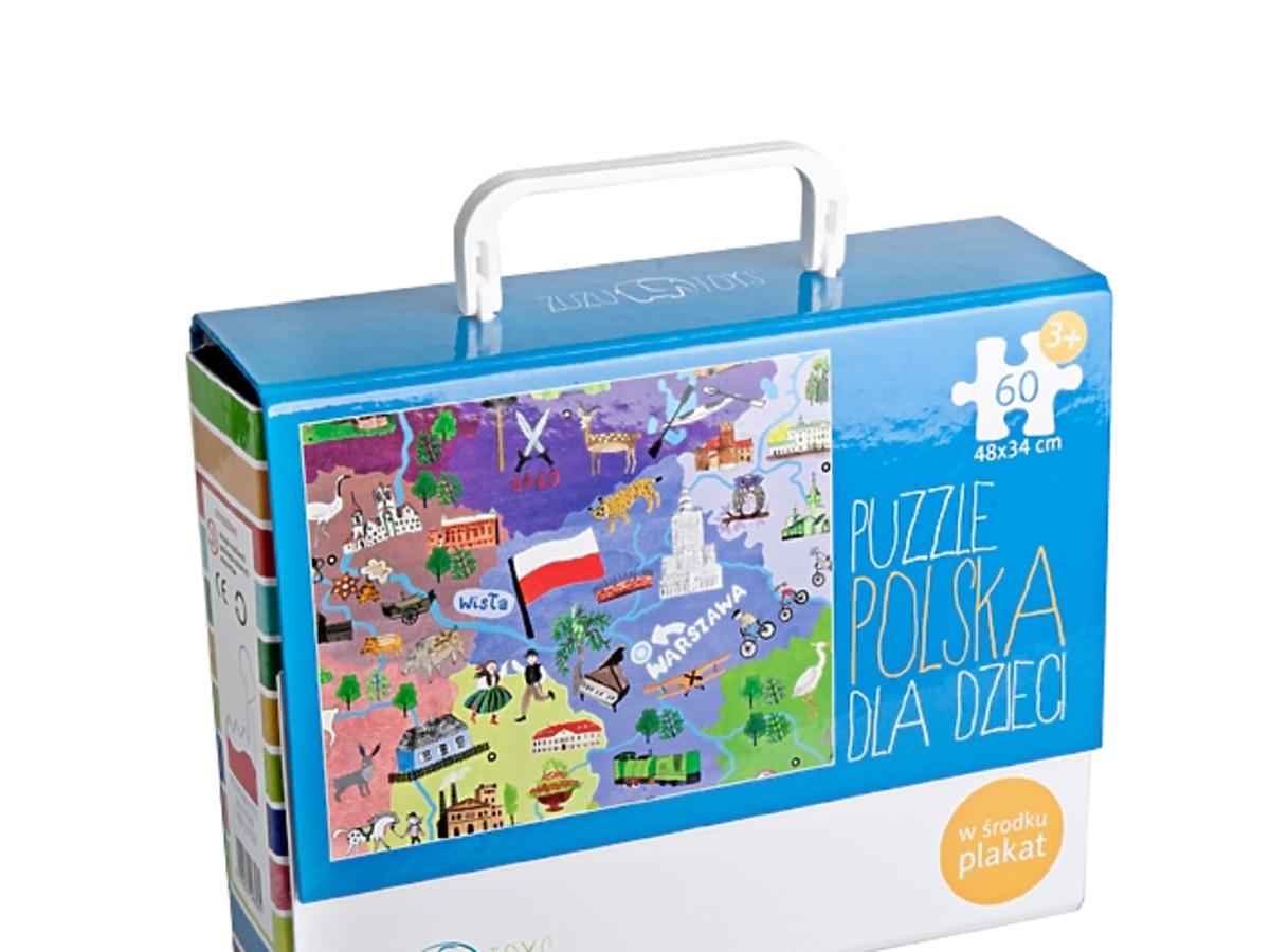 Prezenty świąteczne dla przedszkolaka - puzzle Polska