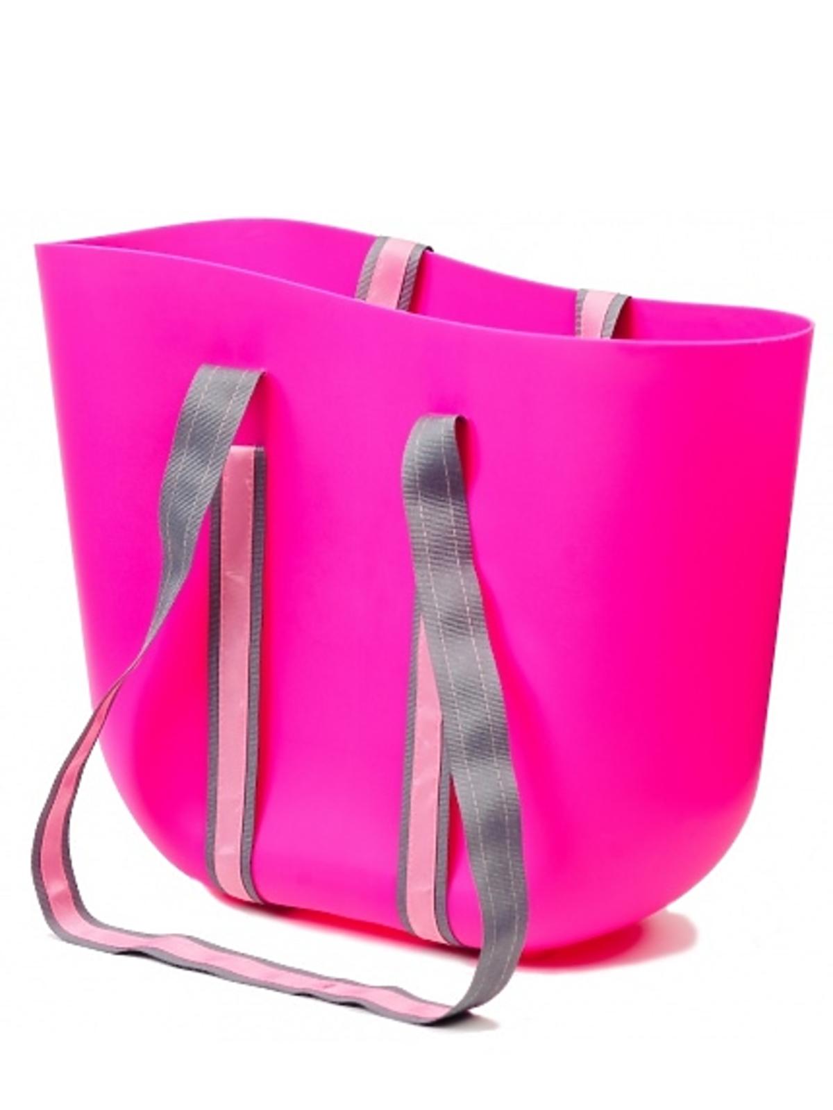 Rubberies Summer Bag Pink Basket - torba plażowa 