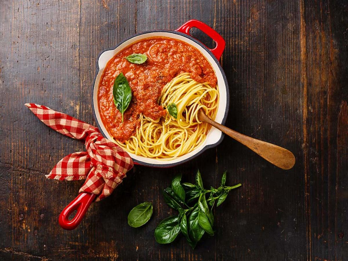 spaghetti prawie po bolońsku