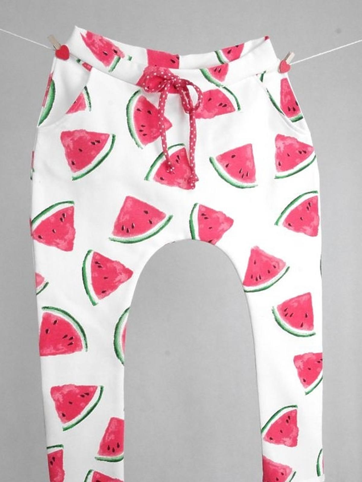 spodnie dla dziecka w arbuzy.JPEG