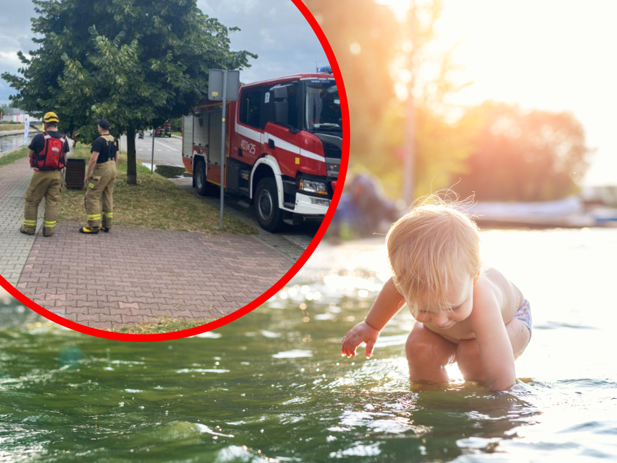 strażacy uratowali chłopczyka