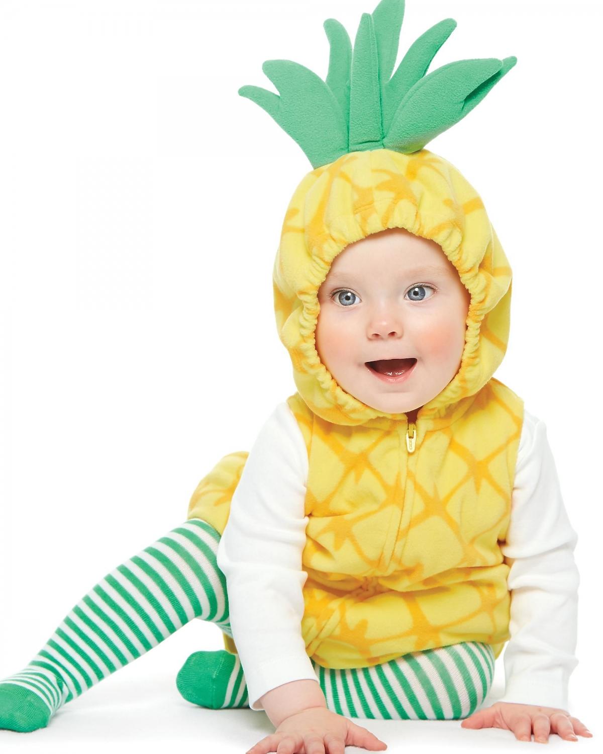 strój dla dziecka ananasek na bal przebierańców