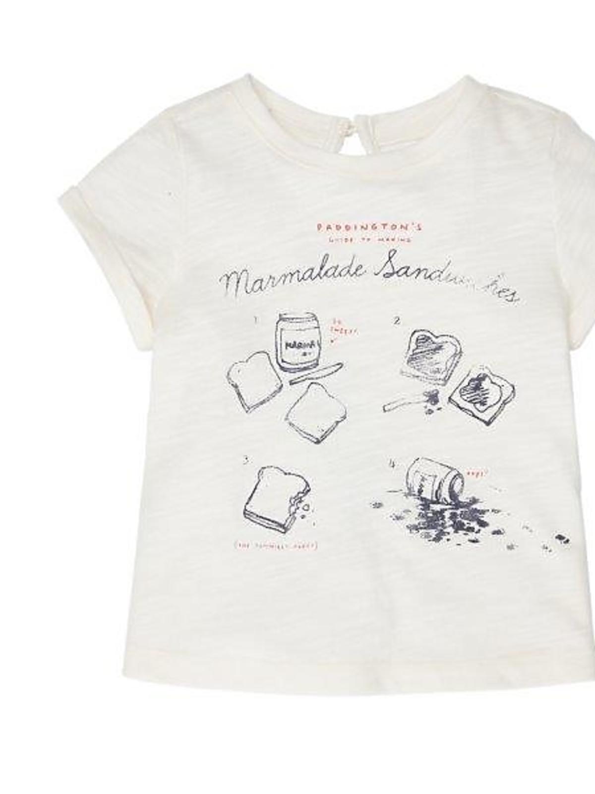 T-shirt biały - kolekcja Miś Paddington/ BabyGAP
