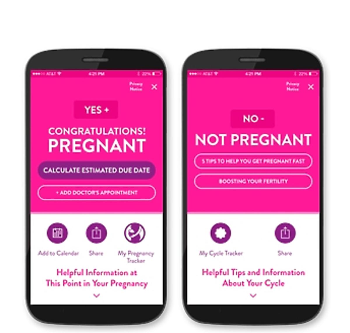 Test ciążowy - aplikacja
