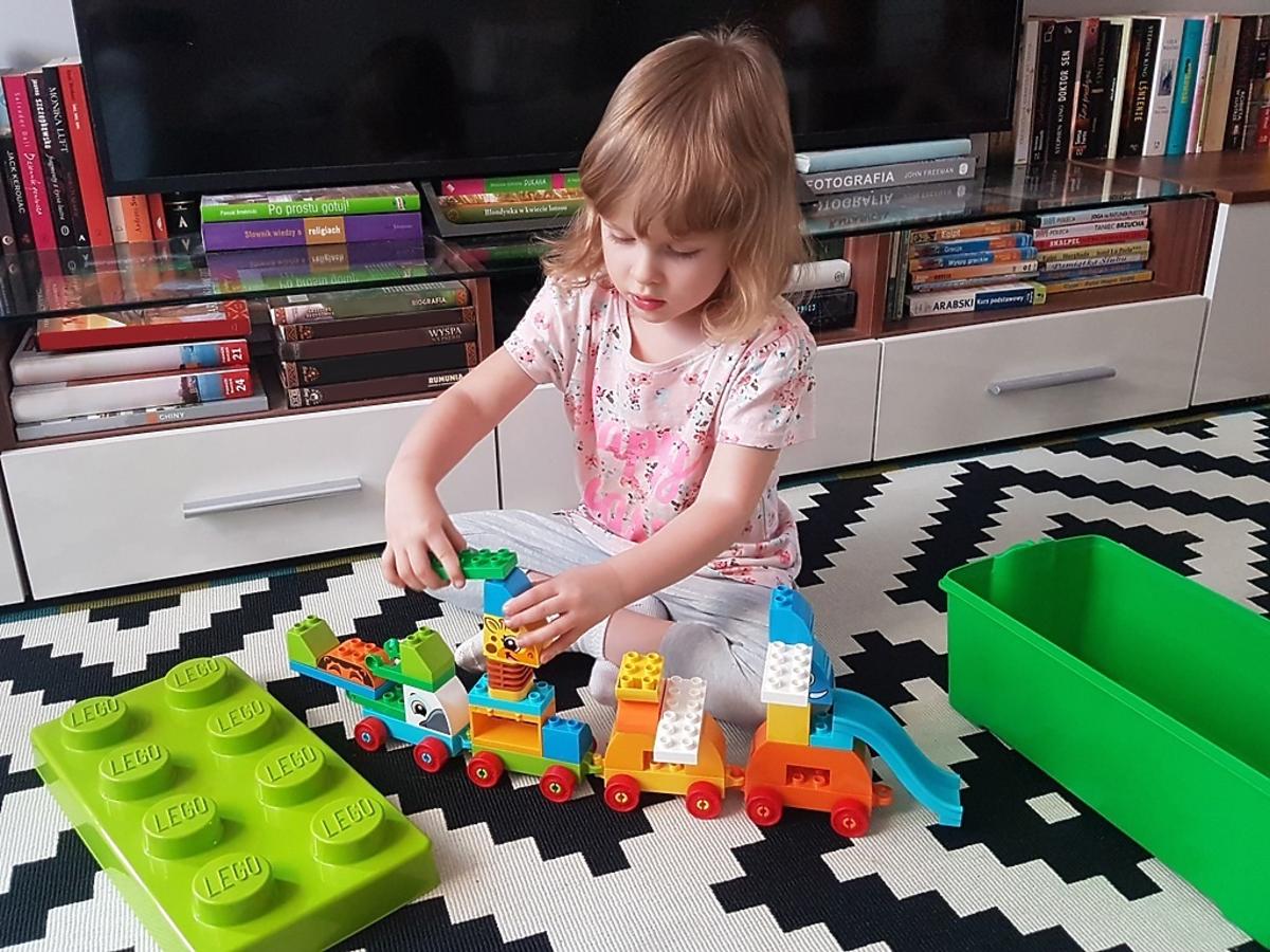 testowanie Lego Duplo Pociąg ze zwierzątkami