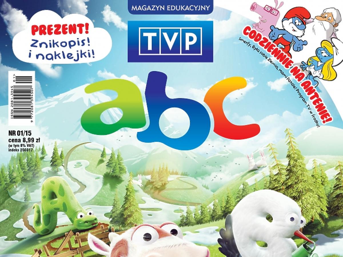TVP abc, magazyn edukacyjny dla dzieci, okładka