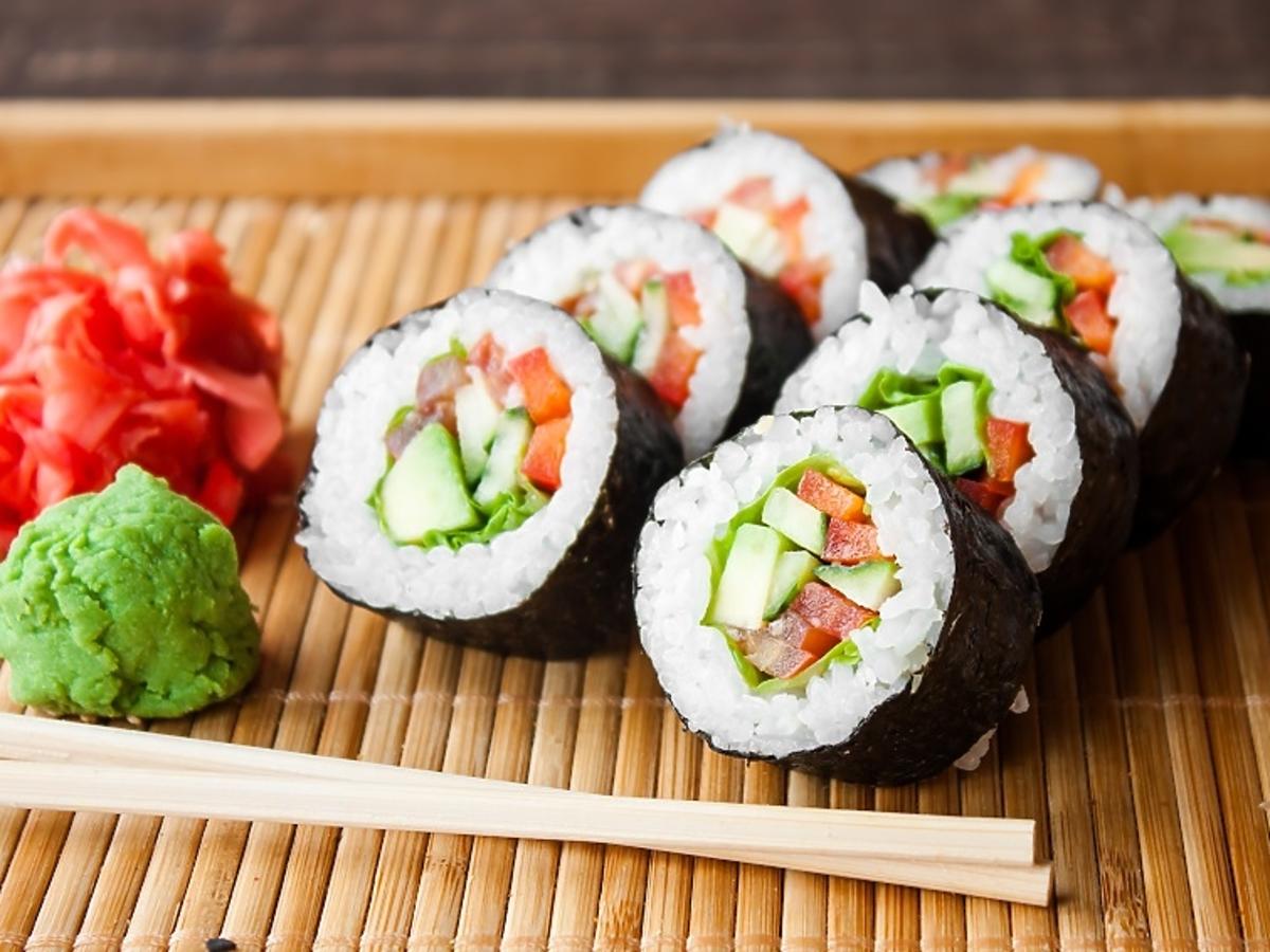 Warzywne sushi