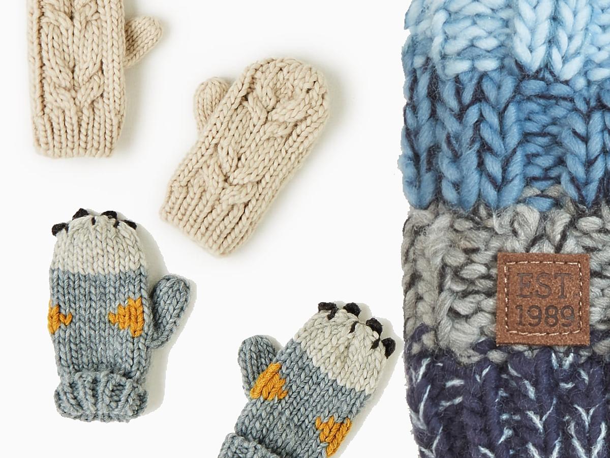 wełniane zimowe rękawiczki z jednym palcem dla dzieci zara.jpg