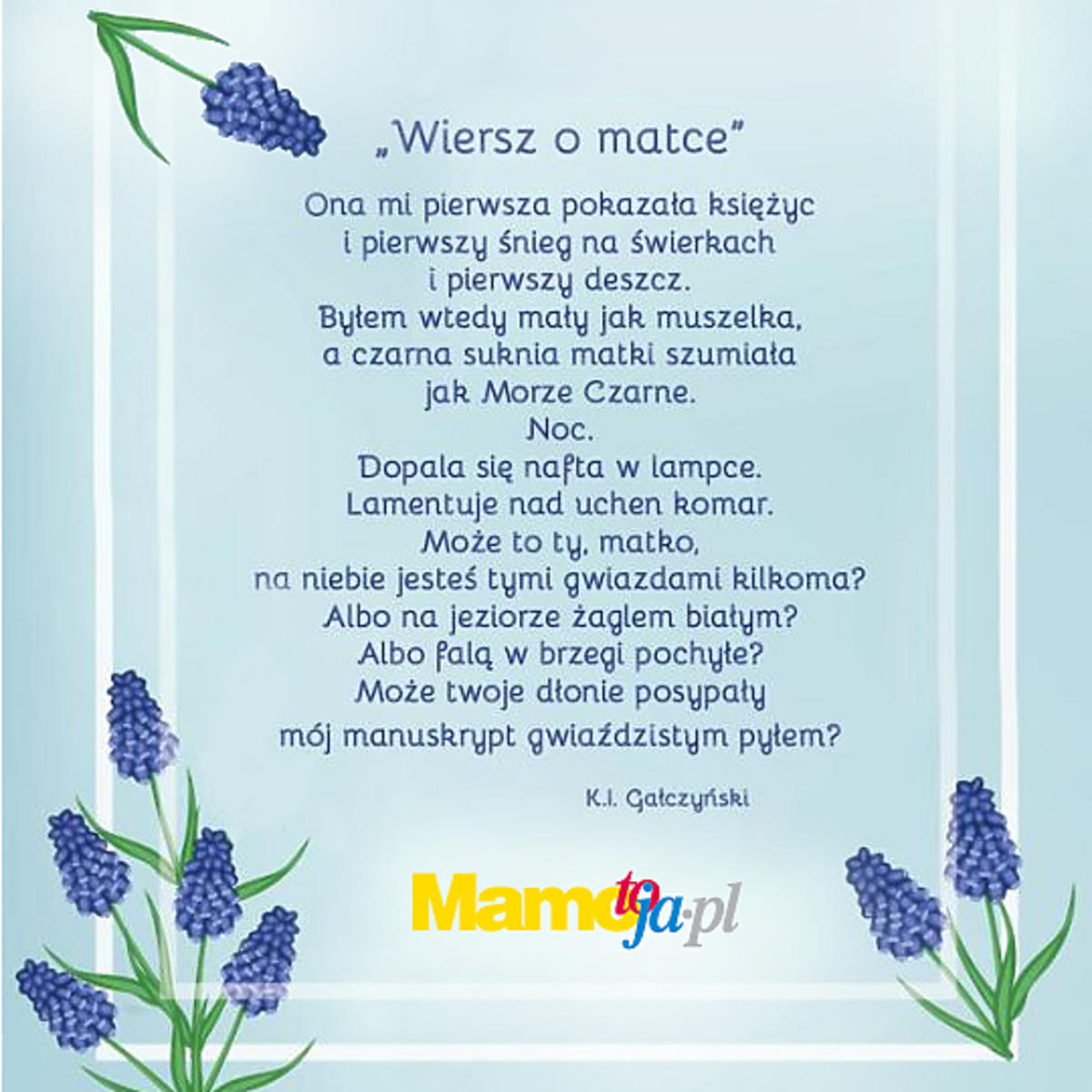 wiersz na Dzień Matki