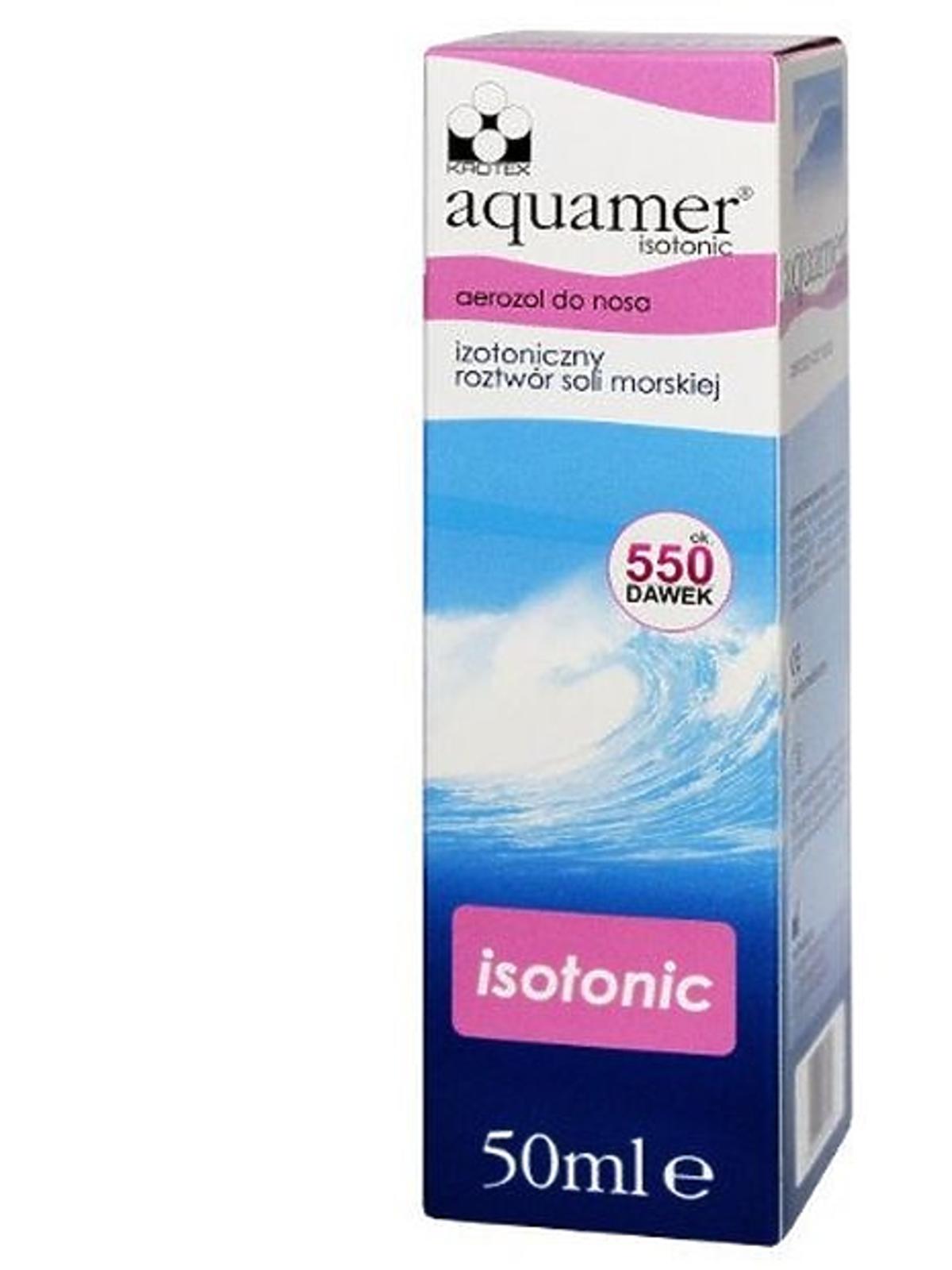 woda morska do nosa Aquamer Isotonic, Krotex, cena: ok. 12 zł