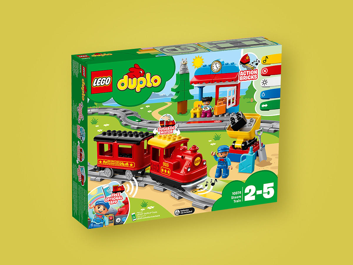 Zestaw LEGO DUPLO pociąg parowy