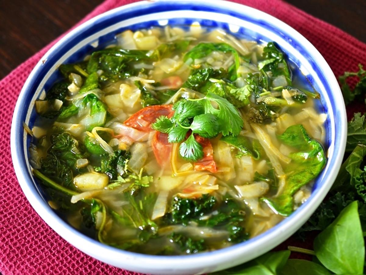 zielona zupa, przepis na zieloną zupę, przepis na caldo verde