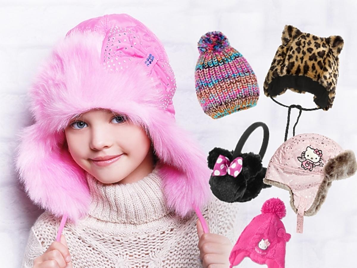 zimowe czapki dla dziewczynek - zima 2014/2015