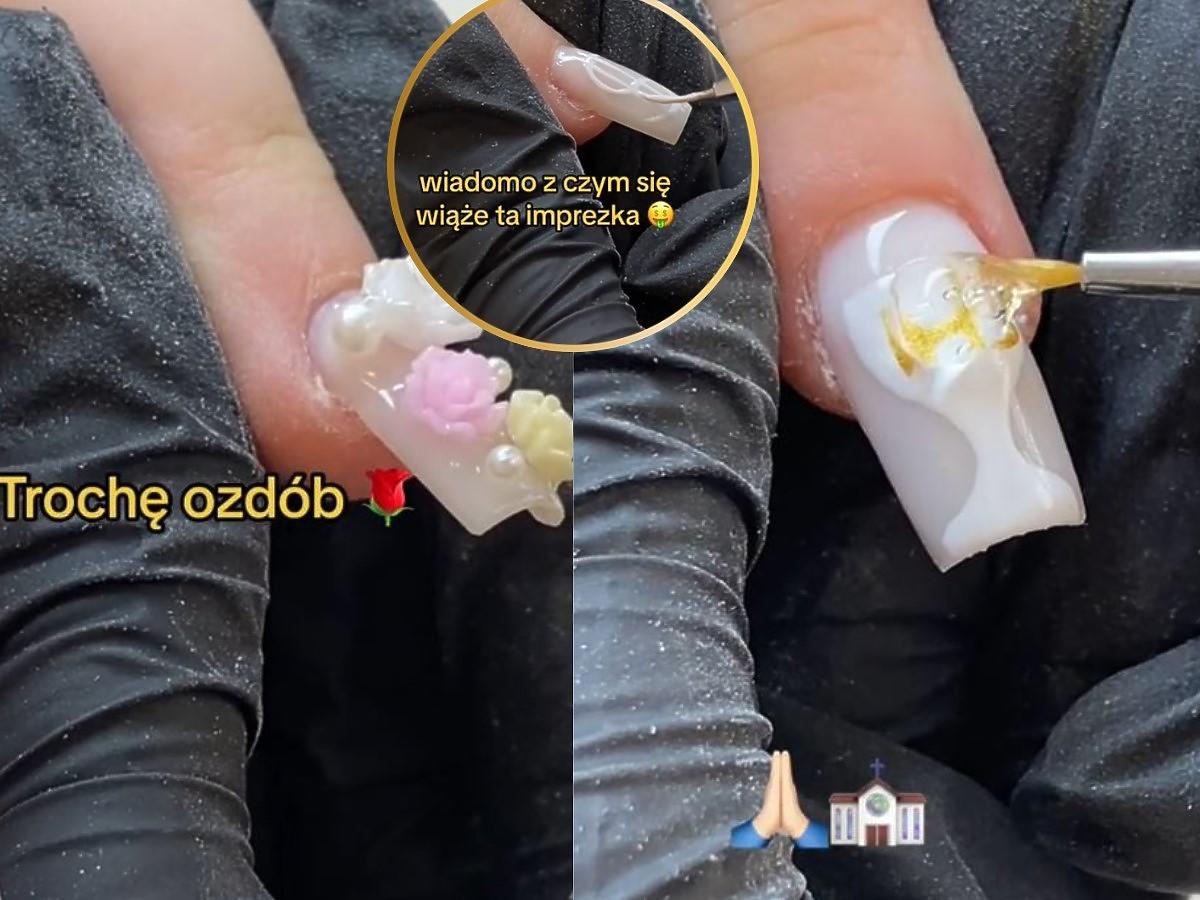 Zrobiła manicure komunijny 10-latce: te niesmaczne symbole na paznokciach to nowy trend?