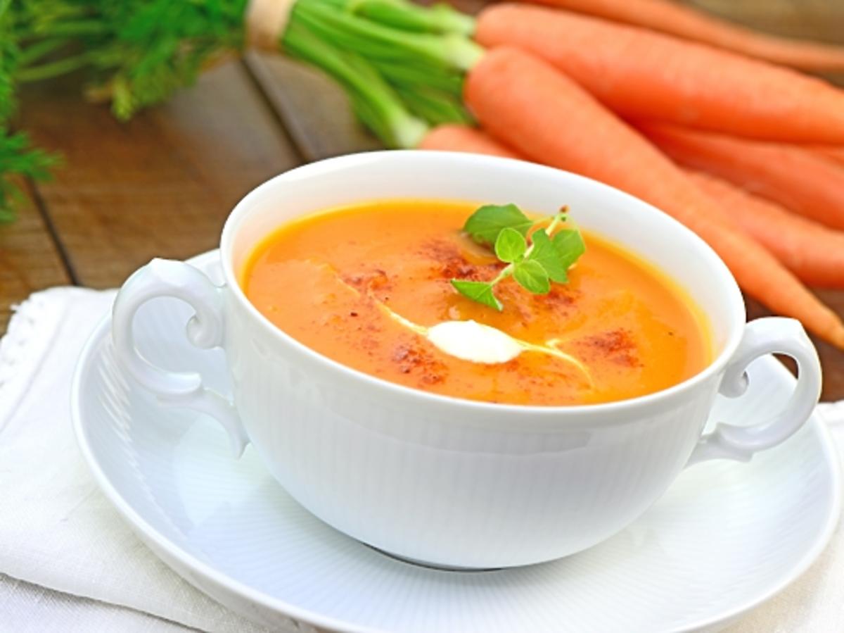 gotowe przepisy dla matek karmiących: zupa marchewkowa 